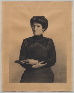 Portret Madame Jules Ricard z domu Augustine Bulteau autorstwa Fernand Khnopff