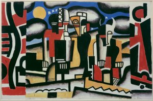 Szkic sceniczny z trzema postaciami podobnymi do bogów autorstwa Fernand Leger