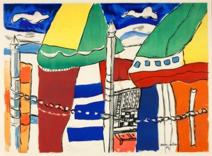 Deauville – sierpień 1950 r. autorstwa Fernand Leger