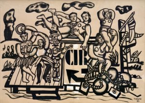 Wielka parada autorstwa Fernand Leger