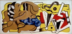 Kompozycja I autorstwa Fernand Leger