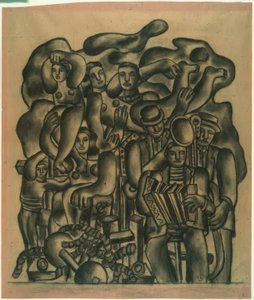 Wędrowni artyści autorstwa Fernand Leger