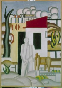 Ożywiony krajobraz autorstwa Fernand Leger