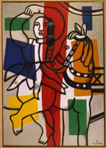 Tancerka z koniem autorstwa Fernand Leger