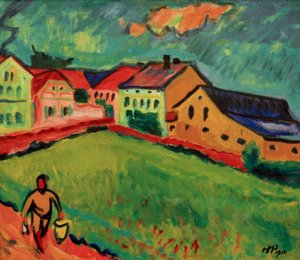 Skraj łąki koło Moritzburga autorstwa Fernand Leger