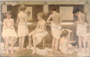 Les Petites Figurantes, między 1911 a 1913 (olej na płótnie) autorstwa Fernand Pelez