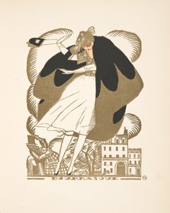 Bourrasque, z kolekcji Fashion Plates, 1920 (odbitka w pochoirze)