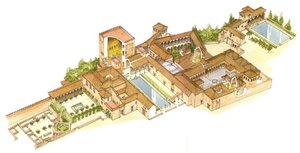 Alhambra, Granada, Hiszpania. Pałace królewskie