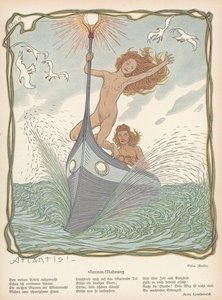 Atlantyda! 1907, opublikowany w „Jugend” (lito)