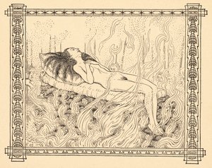 Ofiara całopalna, płyta 4, z portfolio „Signs of Life”, wyd. 1908 w Berlinie przez Fritza Heydera Verlag