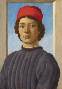 Portret młodzieńca, ok. 1485 (olej i tempera na desce) autorstwa Filippino Lippi