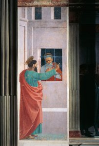 Święty Paweł odwiedzający Świętego Piotra w więzieniu – Filippino Lippi autorstwa Filippino Lippi