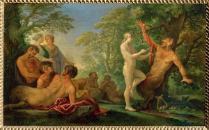 Le supplice de Marsyas - Kara Marsyasa, Miedź ... autorstwa Filippo (circle of) Lauri