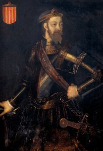 Portret Ramona (Raymonda) Borella I (972-1017), hrabiego Barcelony, Gerony i Ausony autorstwa Filippo Ariosto