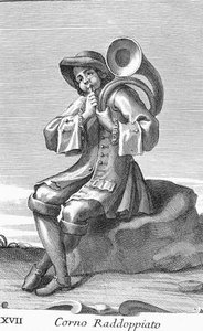 Podwójny Róg, płyta XVII z Gabinetu Armonica, 1722
