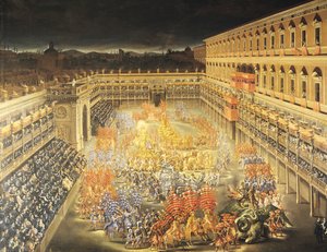 Festiwal na cześć królowej Krystyny (1626-89) Szwecji w Palazzo Barberini