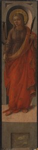 Święta kobieta z cepem autorstwa Fra Filippo Lippi