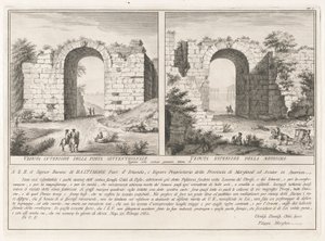 Strona poświęcona, od Antichit? di Pesto (Starożytności Paestum) autorstwa Filippo Morghen