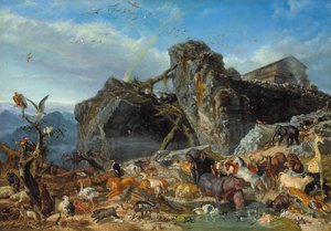 Po potopie: wyjście zwierząt z arki, 1867