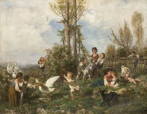 Wiosna, 1868 r. autorstwa Filippo Palizzi