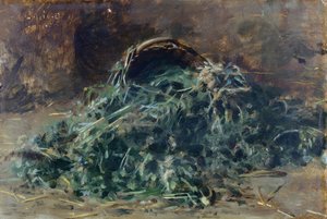 Kosz warzywny autorstwa Filippo Palizzi