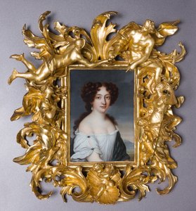 Sąd Parysa (rzeźbione i złocone drewno, malarstwo na miedzi)) autorstwa Filippo Parodi