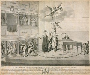Teatr Jej Królewskiej Mości; Opera Włoska, Londyn autorstwa Filippo Pistrucci
