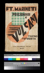 Futuryzm: okładka „Więźniów i wulkanów” 1927 (rycina)