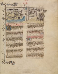 Romulus i Remus autorstwa First Master of the Bible historiale of Jean de Berry