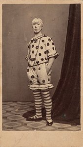 Portret klauna, ok. 1863 (zdjęcie) autorstwa Fisher Brothers
