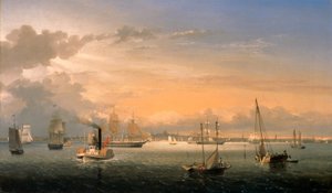 Boston Harbor autorstwa Fitz Henry Lane