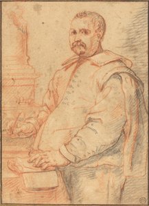 Pisanie uczonego autorstwa Flemish 17th Century