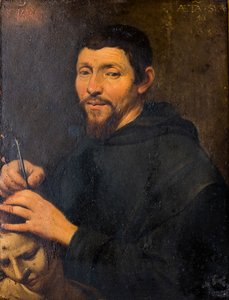 Kleryk wykonujący operację trepanacji autorstwa Flemish School
