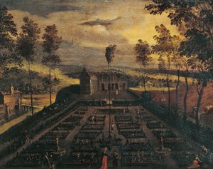 Ogród włoski autorstwa Flemish School