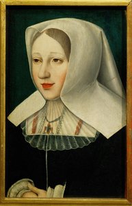 Arcyksiężna Margarete, córka cesarza Maksymiliana I (obraz na drewnie) autorstwa Flemish School