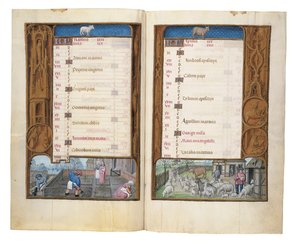 Folio z Godzinek Rotszylda, Gandawa lub Brugia, ok. 1505 autorstwa Flemish School