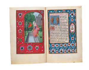 Folio z Godzinek Rotszylda, Gandawa lub Brugia, ok. 1505 autorstwa Flemish School