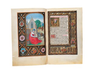Folio z Godzinek Rotszylda, Gandawa lub Brugia, ok. 1505 autorstwa Flemish School