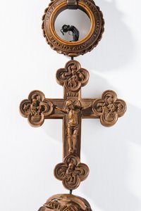 Różaniec Henryka VIII fragment krzyża (bukszpan) autorstwa Flemish School