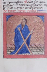 Pani Gen 1111 Strona z Legenda Aurea, Brugia, ok. 1400-10 autorstwa Flemish School