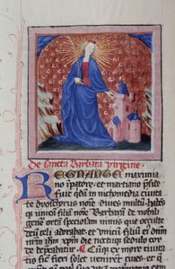 Pani Gen 1111 Strona z Legenda Aurea, Brugia, ok. 1400-10 autorstwa Flemish School
