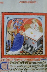 Pani Gen 1111 Strona z Legenda Aurea, Brugia, ok. 1400-10 autorstwa Flemish School