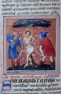 Pani Gen 1111 Strona z Legenda Aurea, Brugia, ok. 1400-10 autorstwa Flemish School
