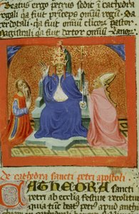Pani Gen 1111 Strona z Legenda Aurea, Brugia, ok. 1400-10 autorstwa Flemish School