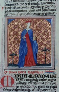 Pani Gen 1111 Strona z Legenda Aurea, Brugia, ok. 1400-10 autorstwa Flemish School
