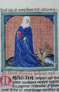 Pani Gen 1111 Strona z Legenda Aurea, Brugia, ok. 1400-10 autorstwa Flemish School