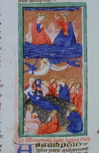 Pani Gen 1111 Strona z Legenda Aurea, Brugia, ok. 1400-10 autorstwa Flemish School