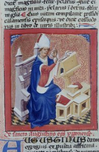 Pani Gen 1111 Strona z Legenda Aurea, Brugia, ok. 1400-10 autorstwa Flemish School