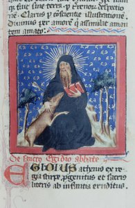 Pani Gen 1111 Strona z Legenda Aurea, Brugia, ok. 1400-10 autorstwa Flemish School