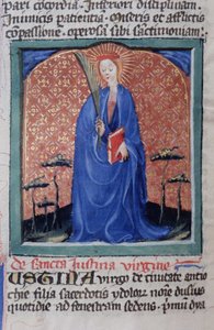 Pani Gen 1111 Strona z Legenda Aurea, Brugia, ok. 1400-10 autorstwa Flemish School